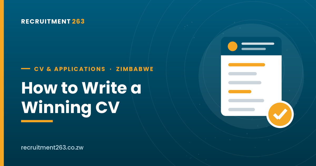 How to Write a CV for the Zimbabwean Job Market in 2026